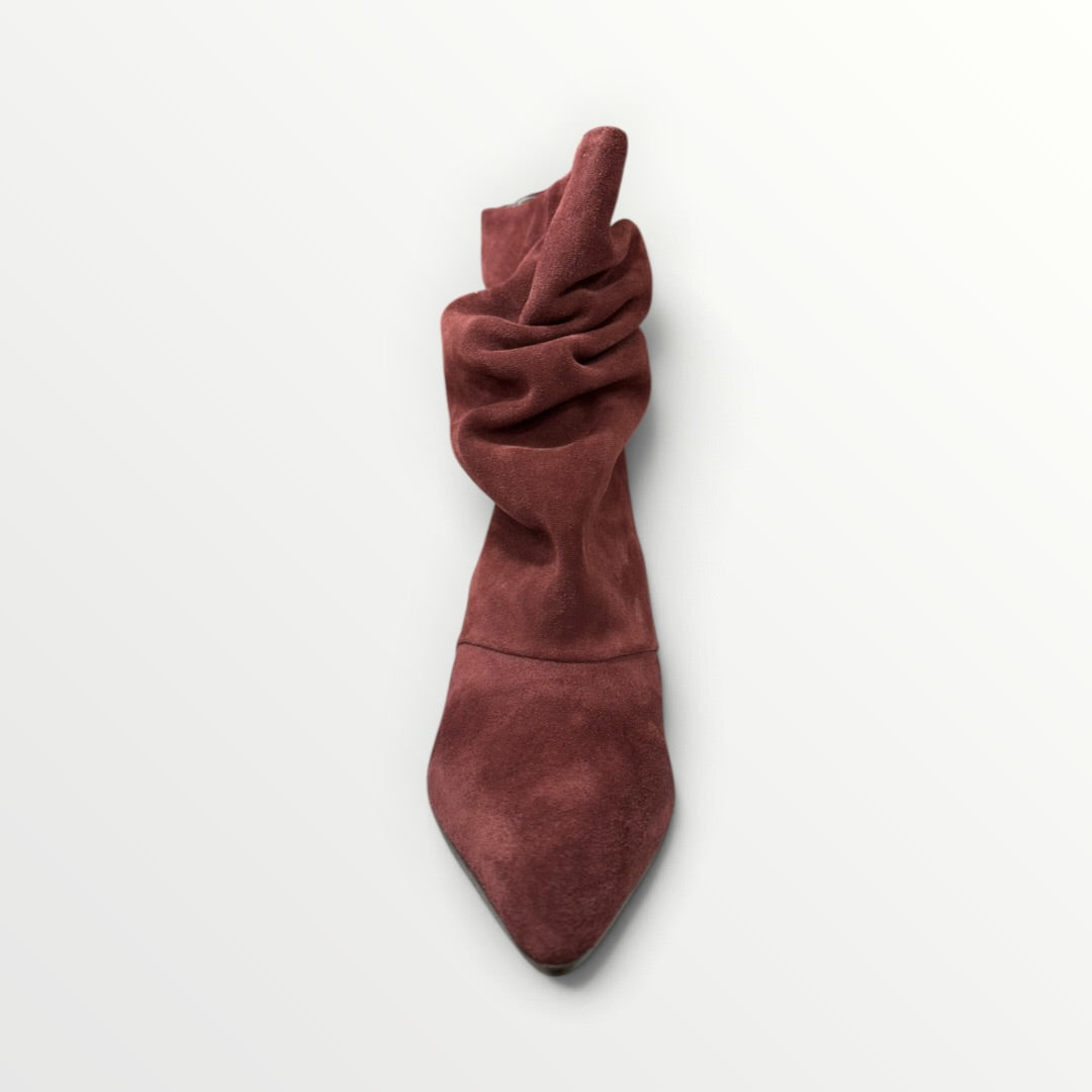 DIVINE FOLLIE - STIVALETTO SCAMOSCIATO GAMBALE MORBIDO
