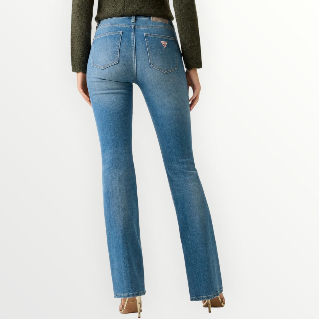 GUESS - JEANS A ZAMPA LAVAGGIO MEDIO