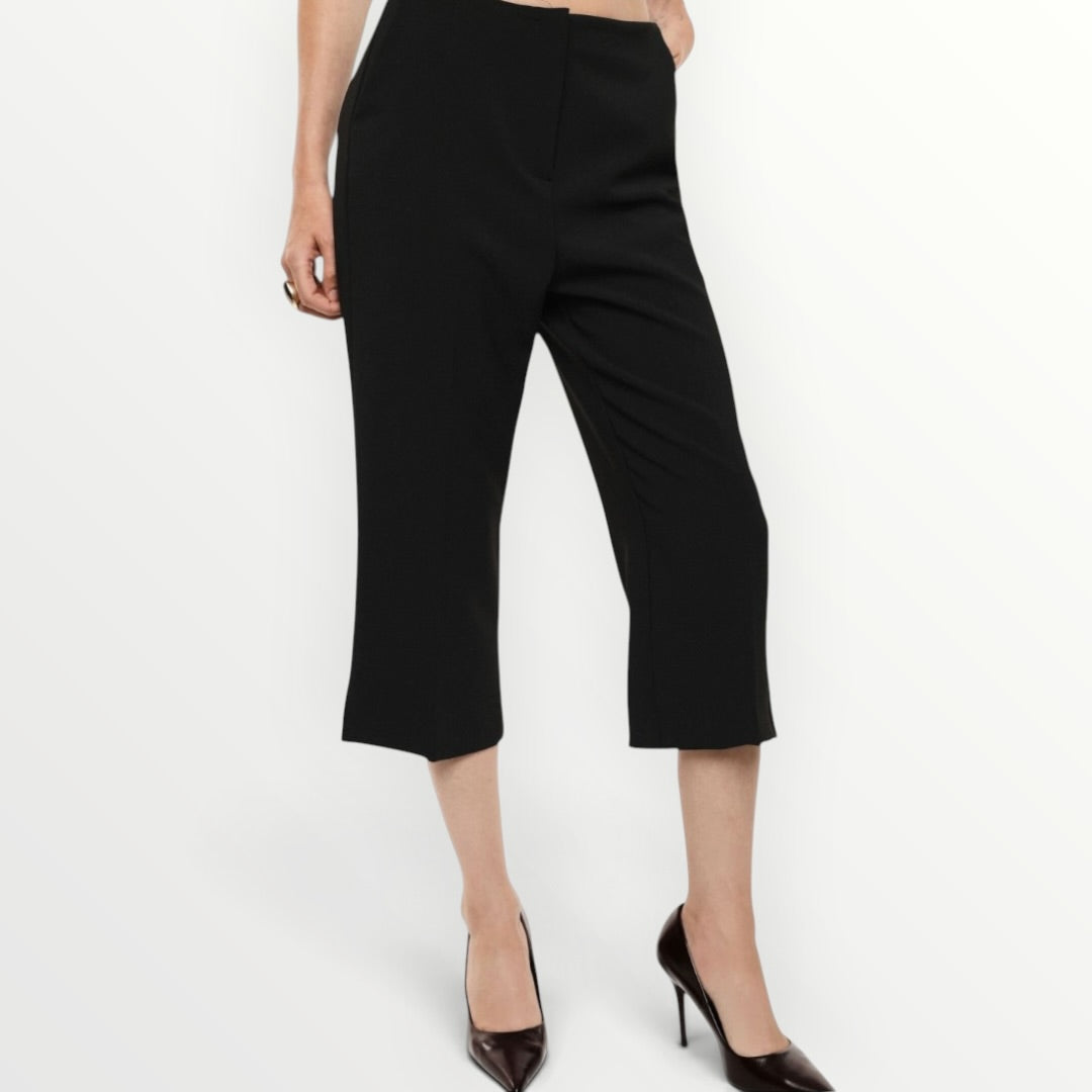 IMPERIAL - PANTALONE CROPPED A VITA ALTA