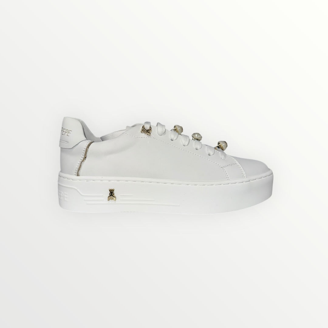 PATRIZIA PEPE - SNEAKER CON CHARMS DI PERLE