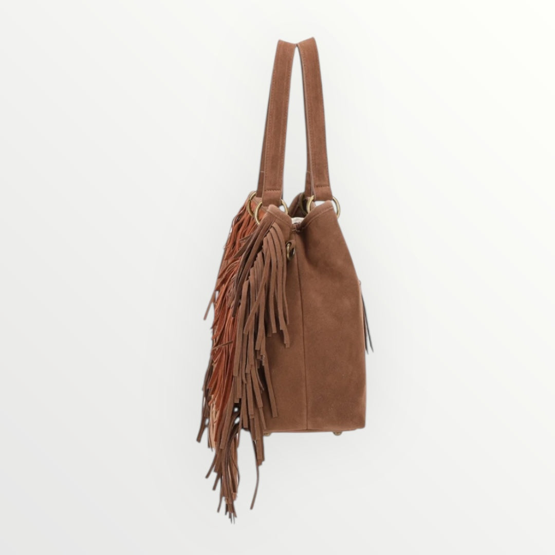 MIMI MUA' - BORSA SHOPPING CON FRANGE