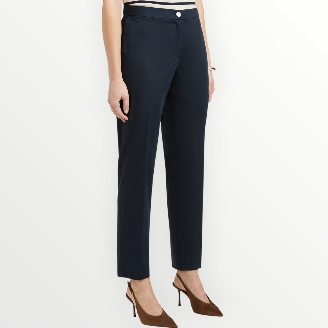 ELENA MIRO' - PANTALONE CROPPED IN RASO