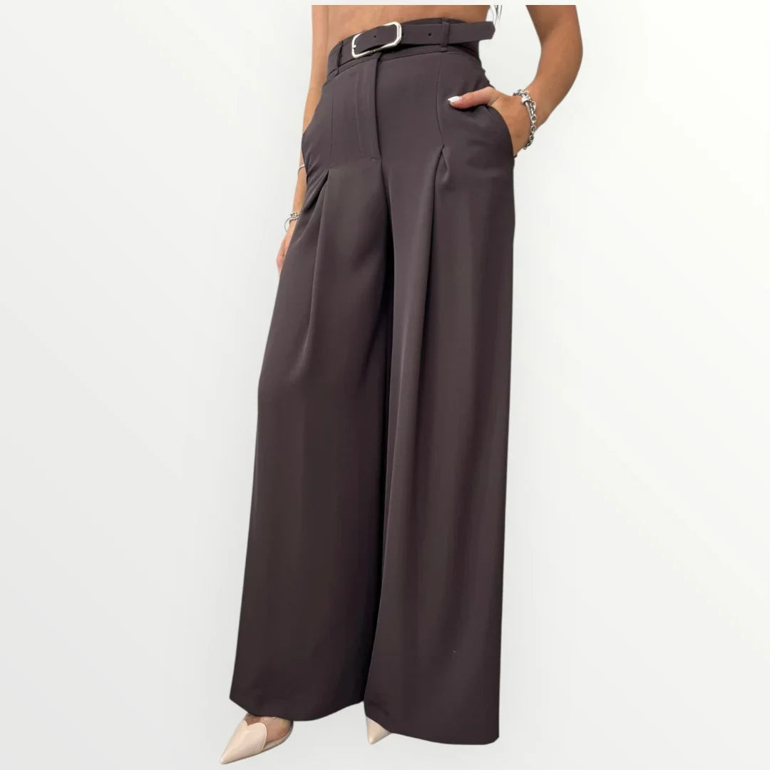 IMPERIAL - PANTALONE A PALAZZO CON PINCE