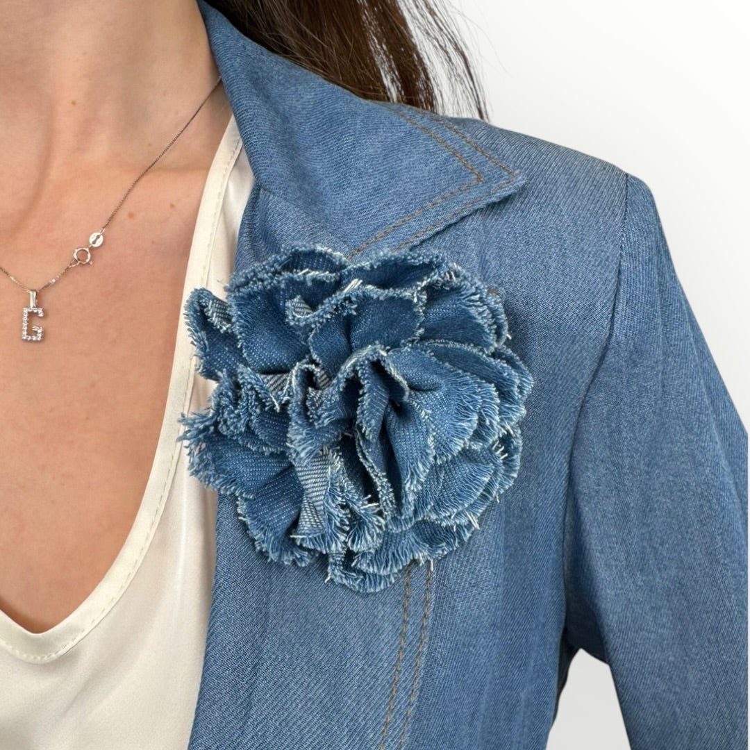 FRACOMINA - GIACCA IN CHAMBRAY