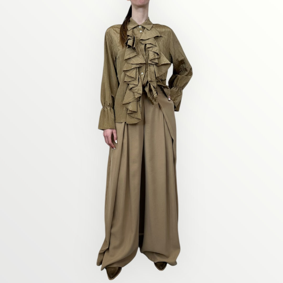 HAVEONE - CAMICIA CON AMPIA RUCHES