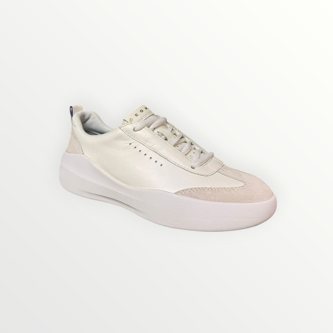 GEOX - SNEAKER GXCP IN PELLE CON DETTAGLI IN SUEDE