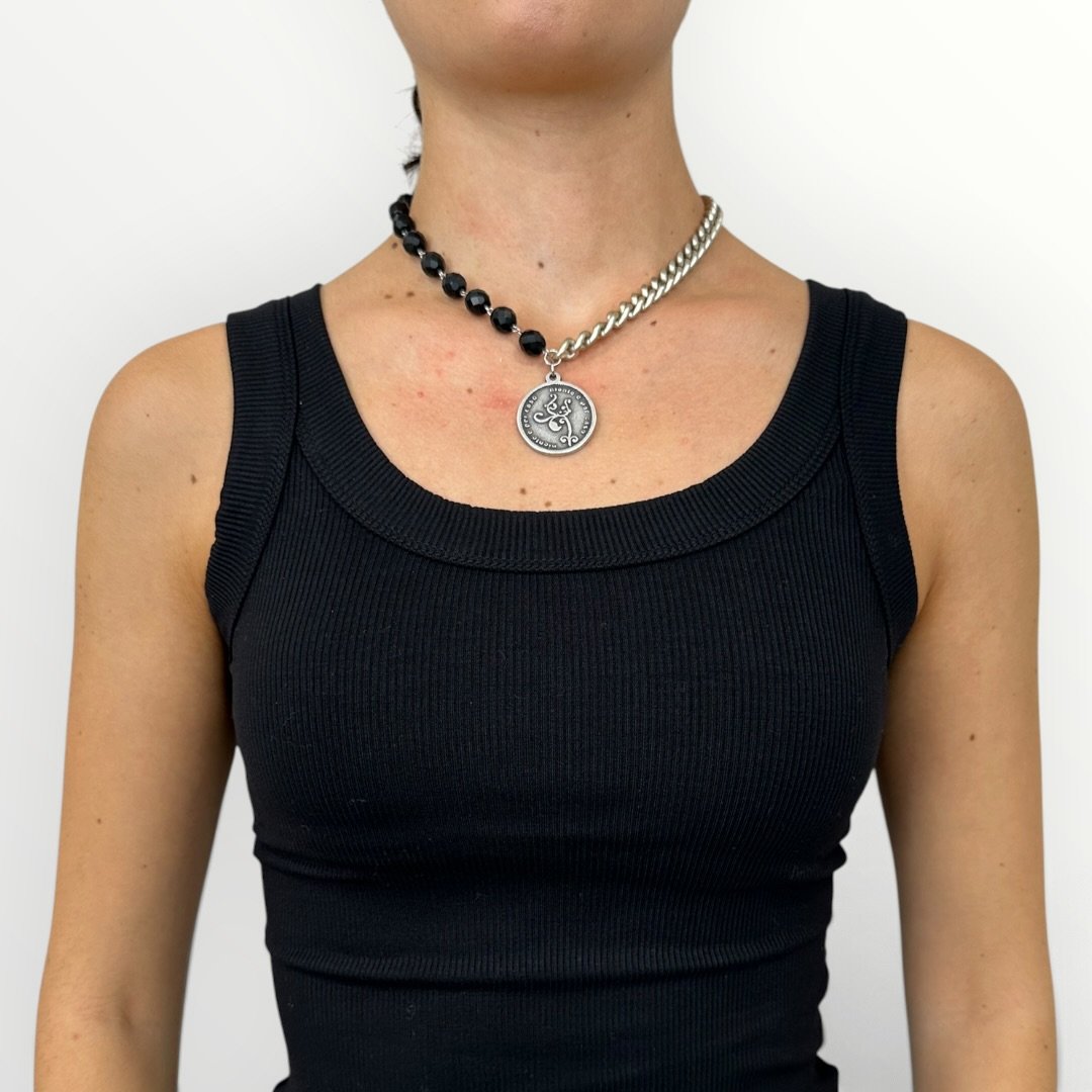 MOMI - FRANCESCA CORTA MEDAGLIA ARGENTO