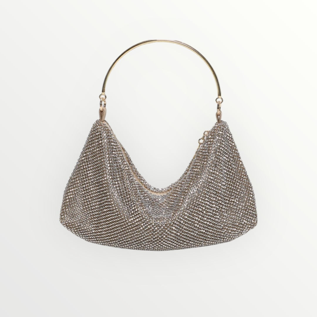 MIMI' MUA' - BORSA MORBIDA IN RETE DI STRASS