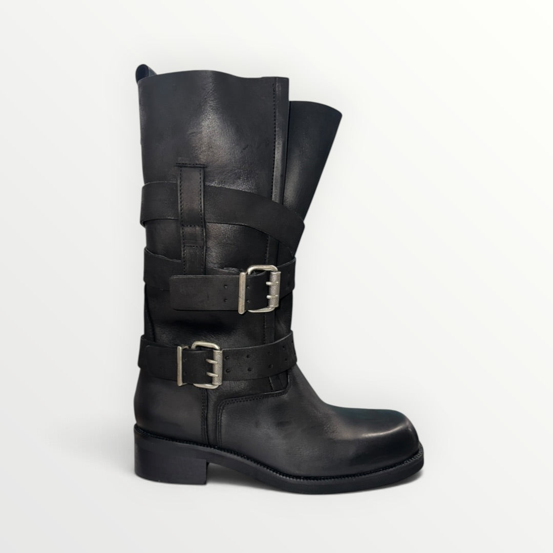 DIVINE FOLLIE - STIVALE CON FASCE E FIBBIE REGOLABILI