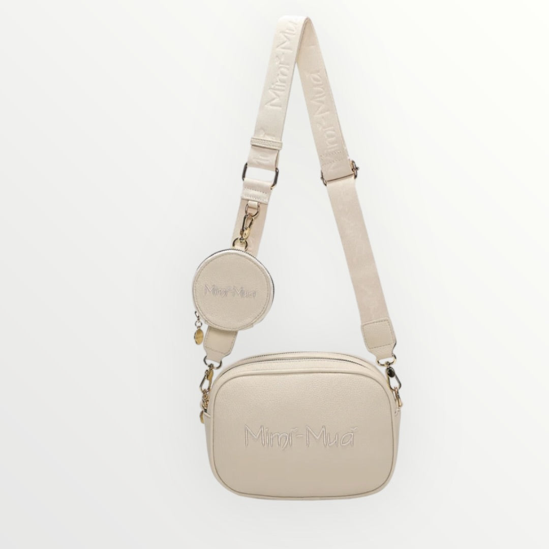 MIMI' MUA' - BORSA A TRACOLLA CON SCRITTA