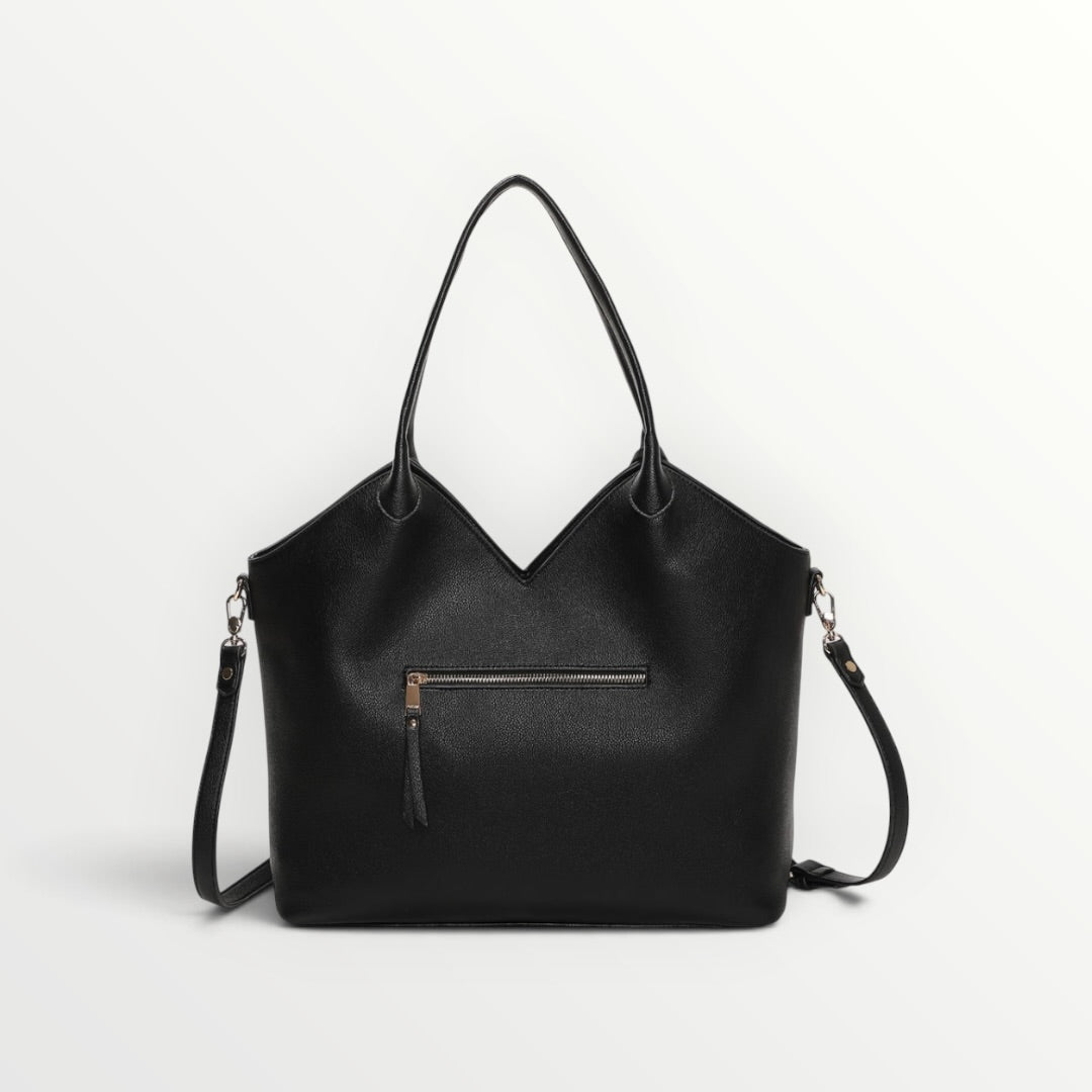 MIMI' MUA' - BORSA PATCH EFFETTO CAMOSCIO