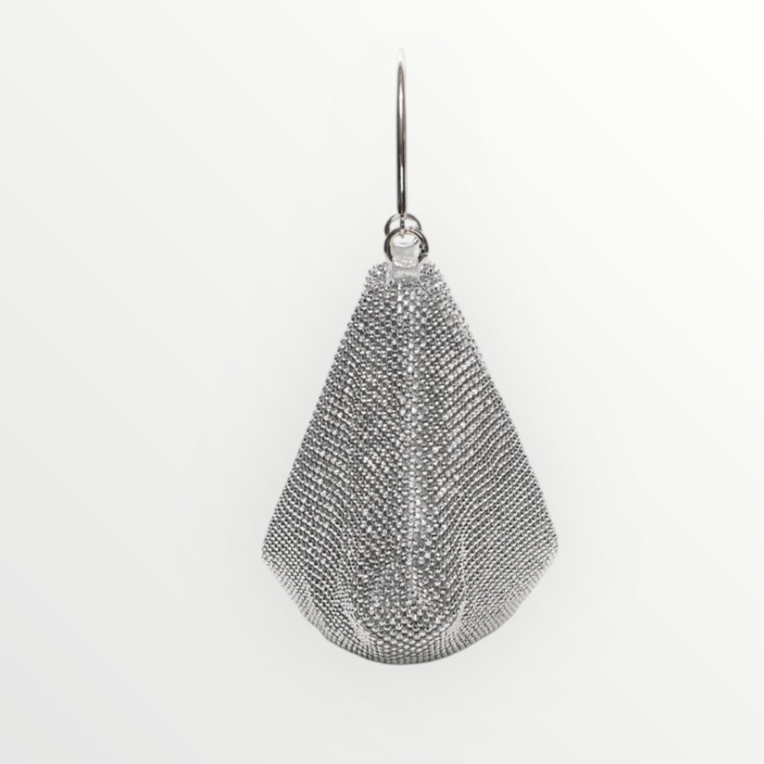 MIMI' MUA' - BORSA MORBIDA IN RETE DI STRASS