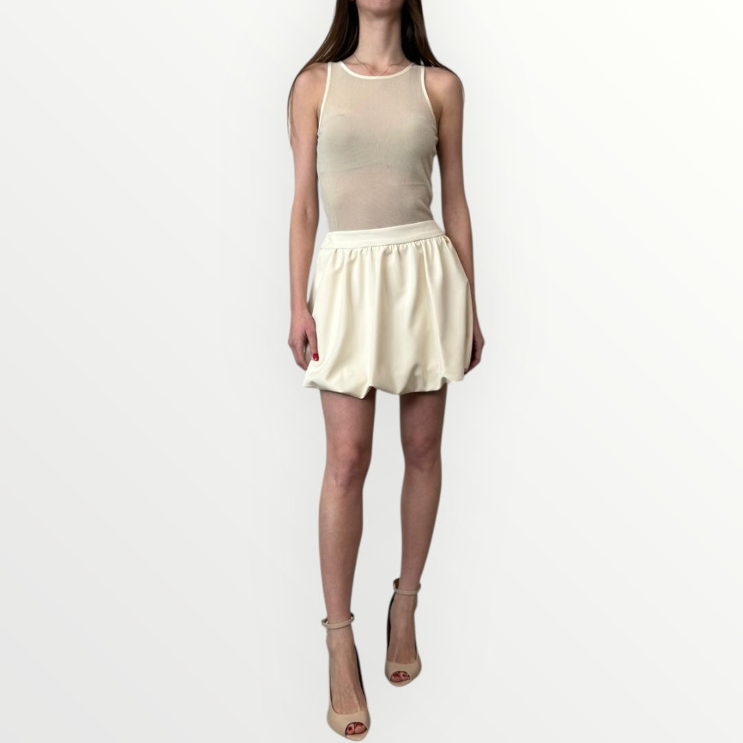 FRACOMINA - GONNA CORTA A PALLONCINO