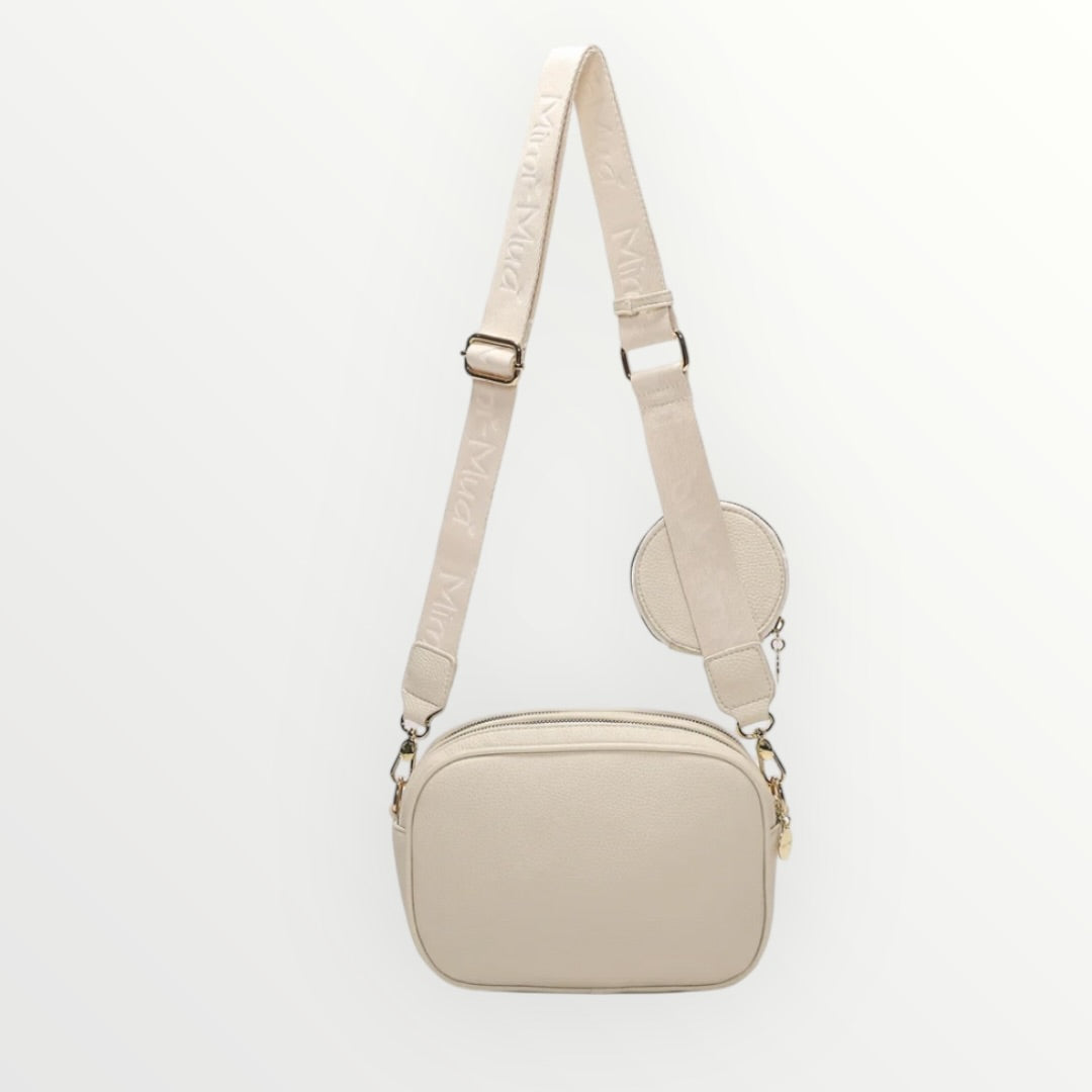 MIMI' MUA' - BORSA A TRACOLLA CON SCRITTA