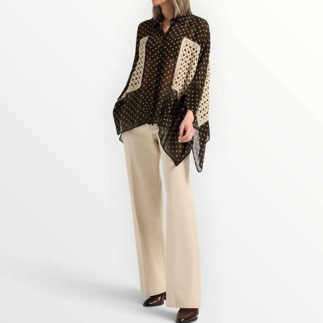 ELENA MIRO' - MAGLIA CON COLLO STACCABILE