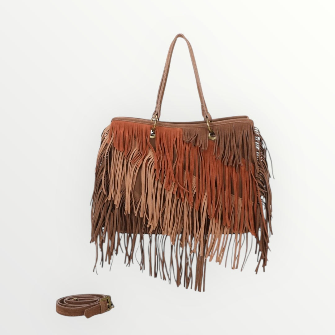 MIMI MUA' - BORSA SHOPPING CON FRANGE