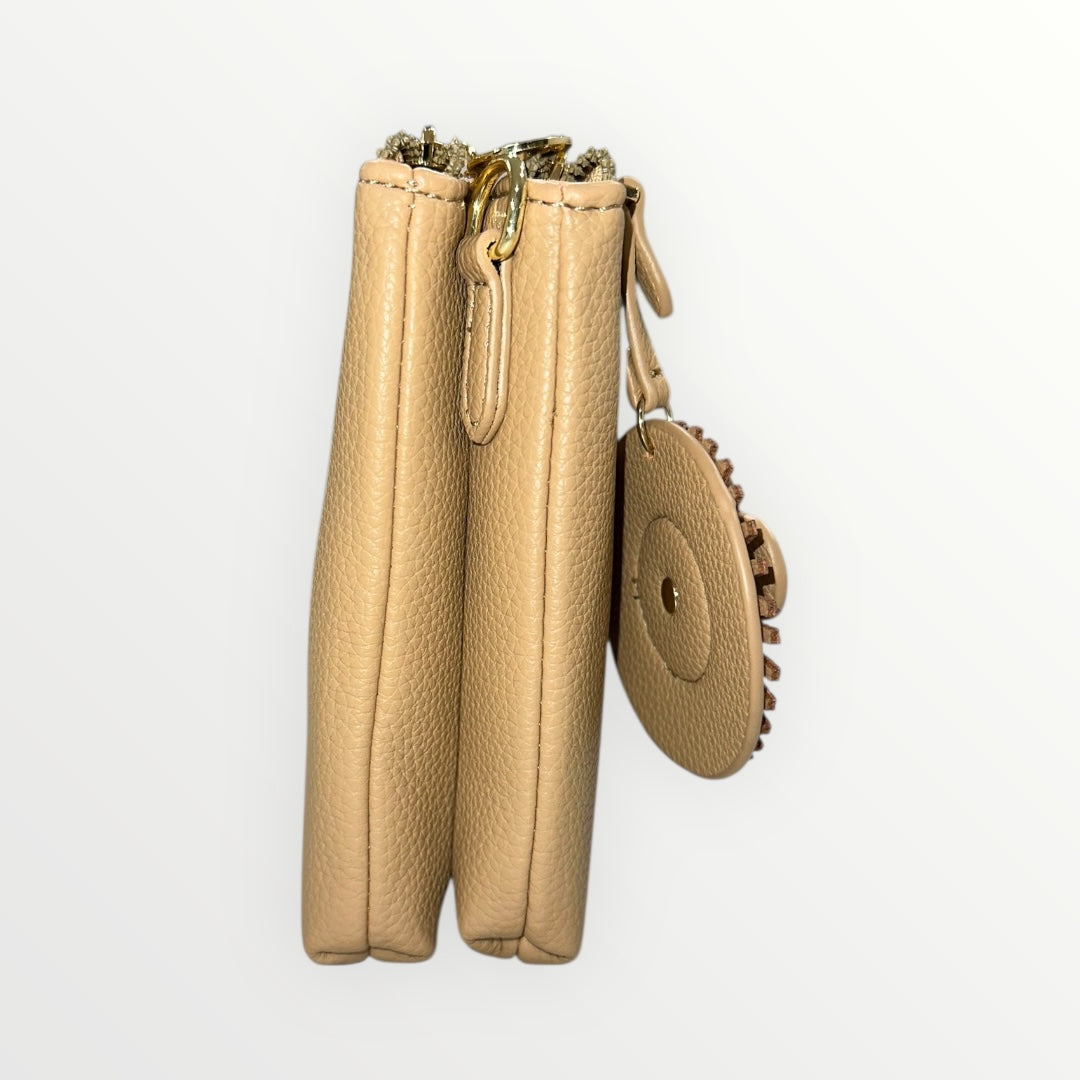 MIMI' MUA' - BORSA PIATTA CON FIORE