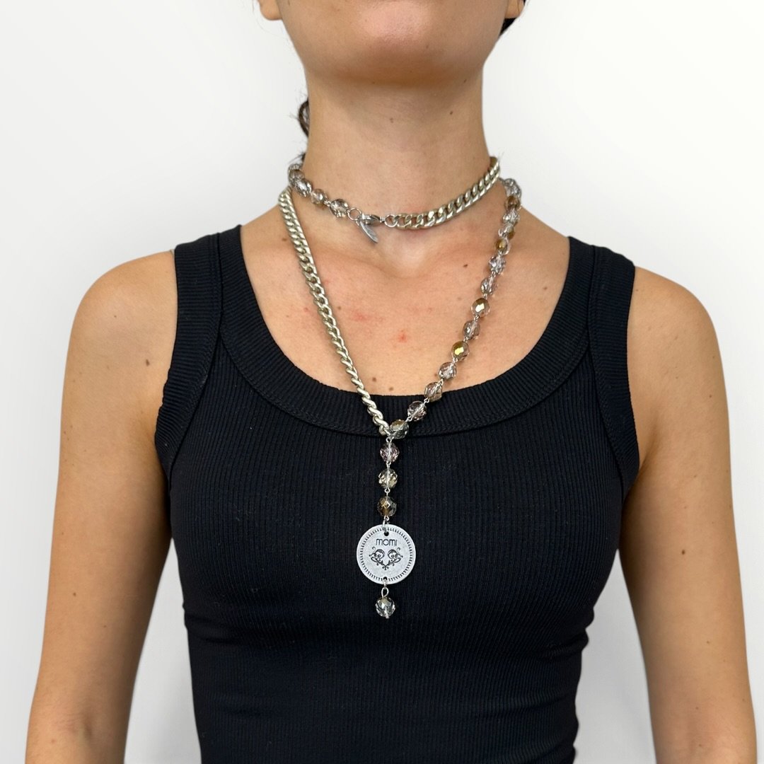 MOMI - FRANCESCA LUNGA MEDAGLIA ARGENTO