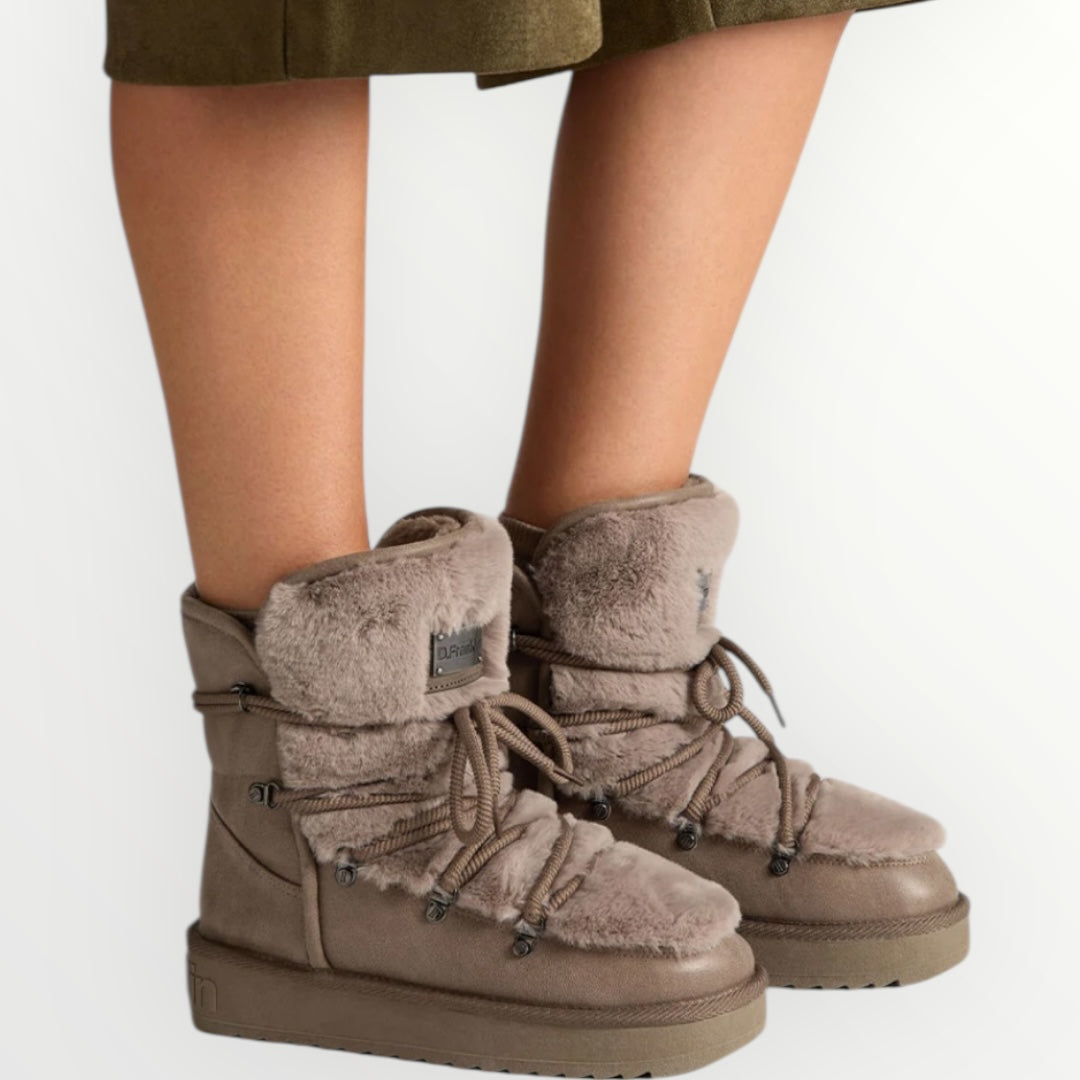 DR.FRANKLIN - STIVALETTO ALTO CON PELO