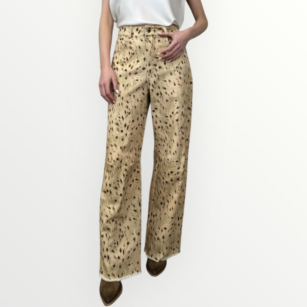 KING KONG - PANTALONE BALLOON MACULATO