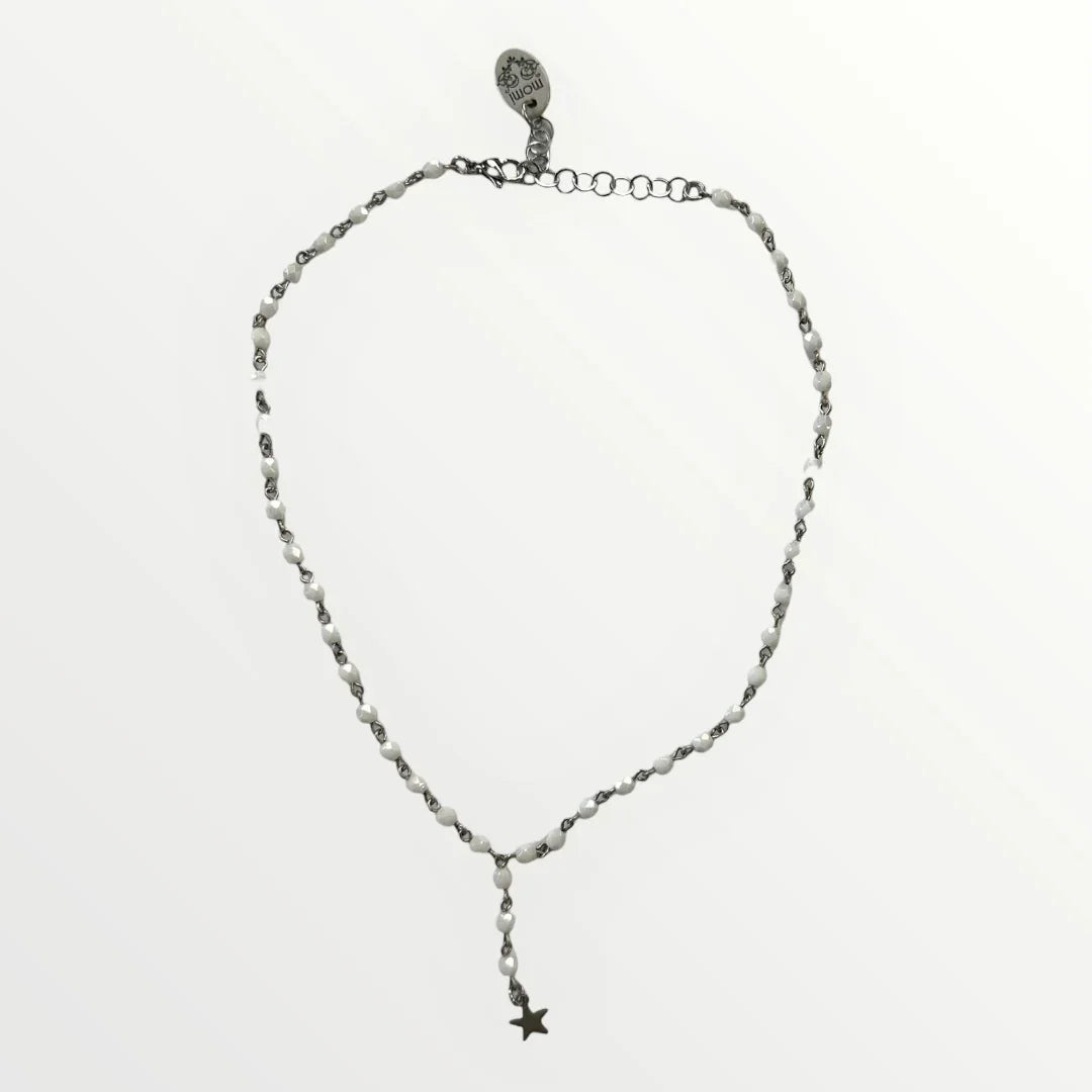 MOMI - SHORT STAR ROSARY NECKLACE