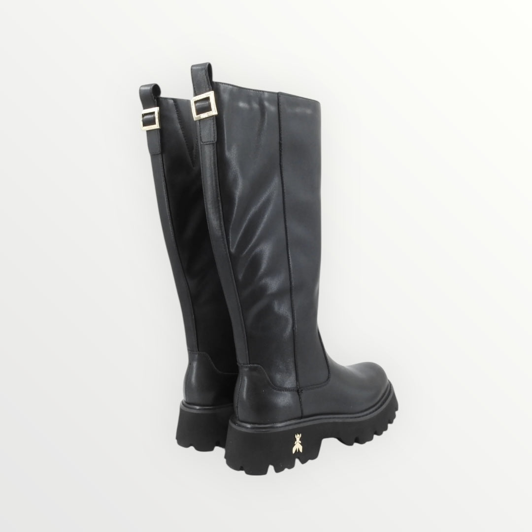 PATRIZIA PEPE - STIVALE ALTO CON CERNIERA