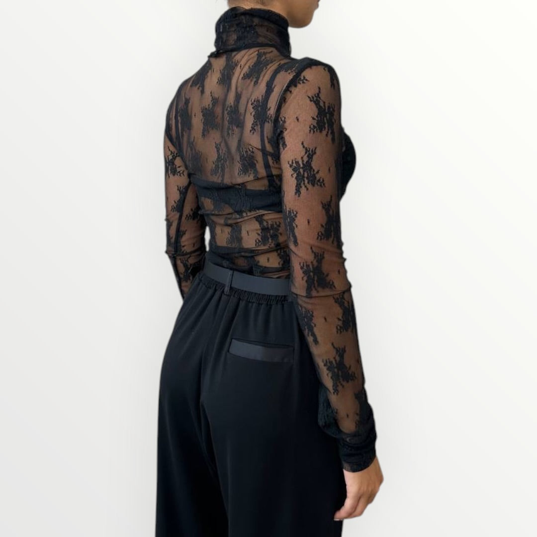 IMPERIAL - T-SHIRT DOLCEVITA IN PIZZO