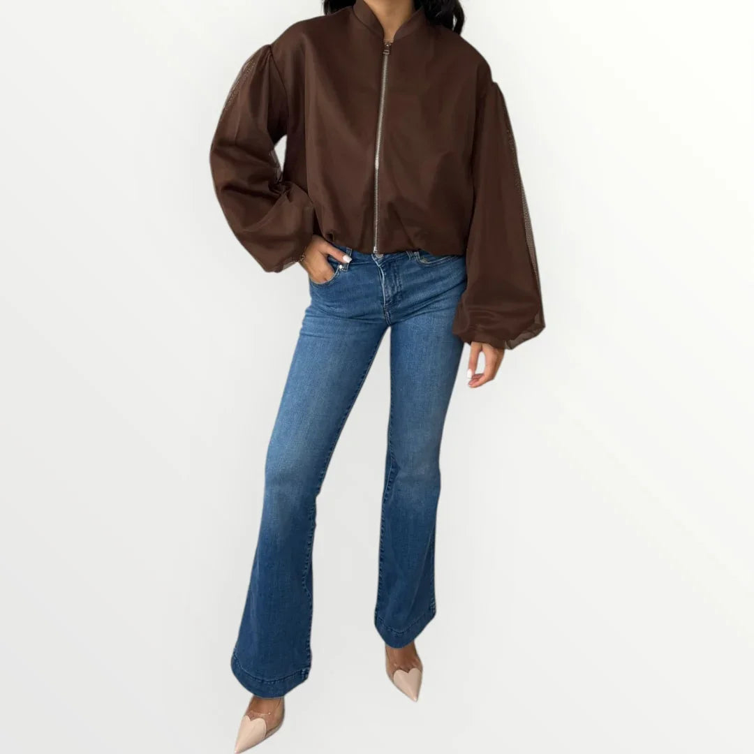 IMPERIAL - BOMBER IN TULLE