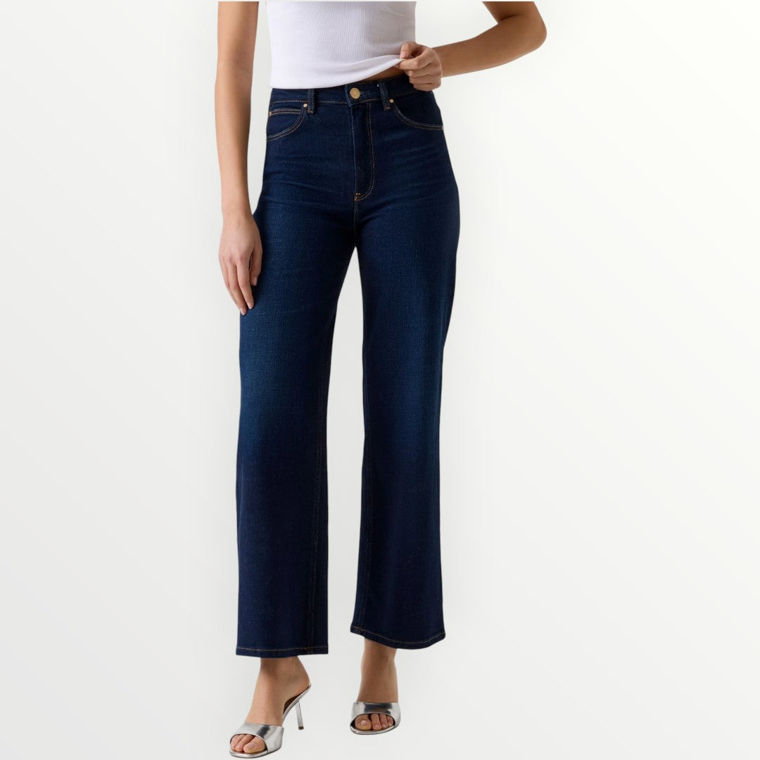 GUESS - JEANS WIDE LEG LAVAGGIO SCURO