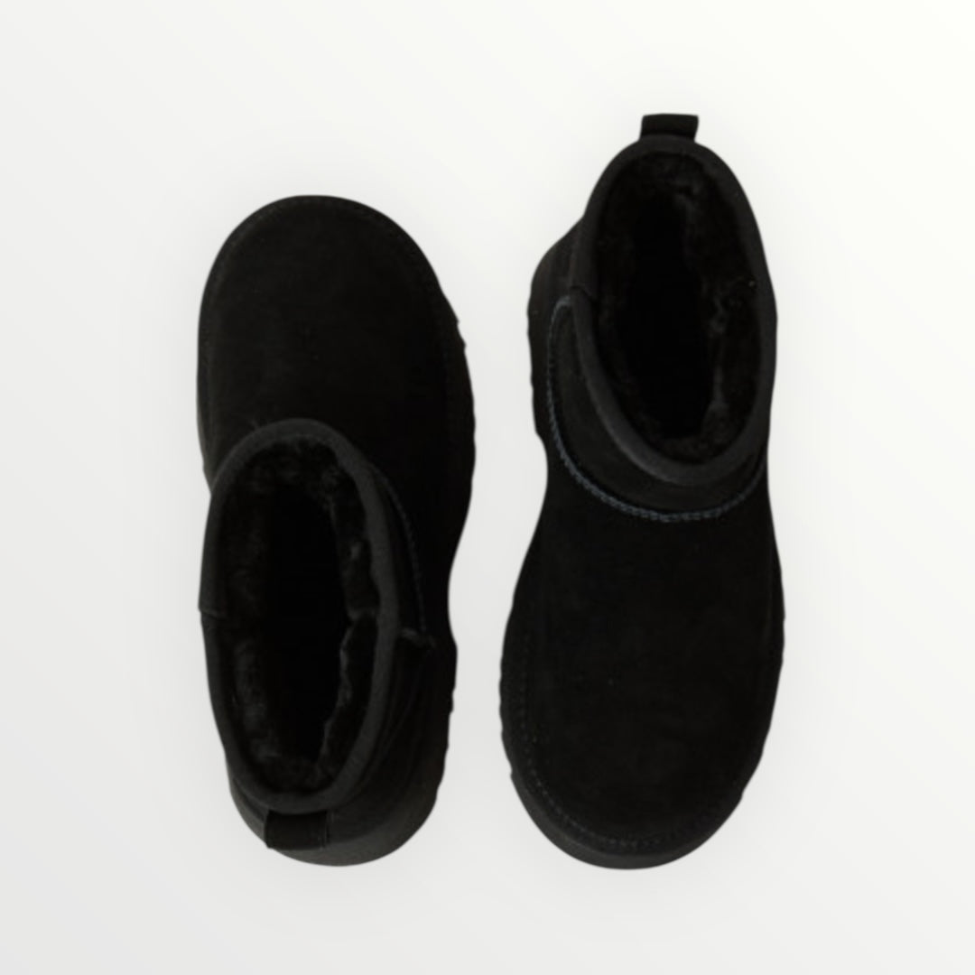 OVYE' - STIVALETTO SCAMOSCIATO CON PELO