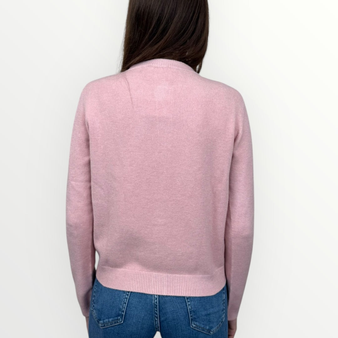 ANGELA DAVIS - CARDIGAN SLIM CON BOTTONCINI