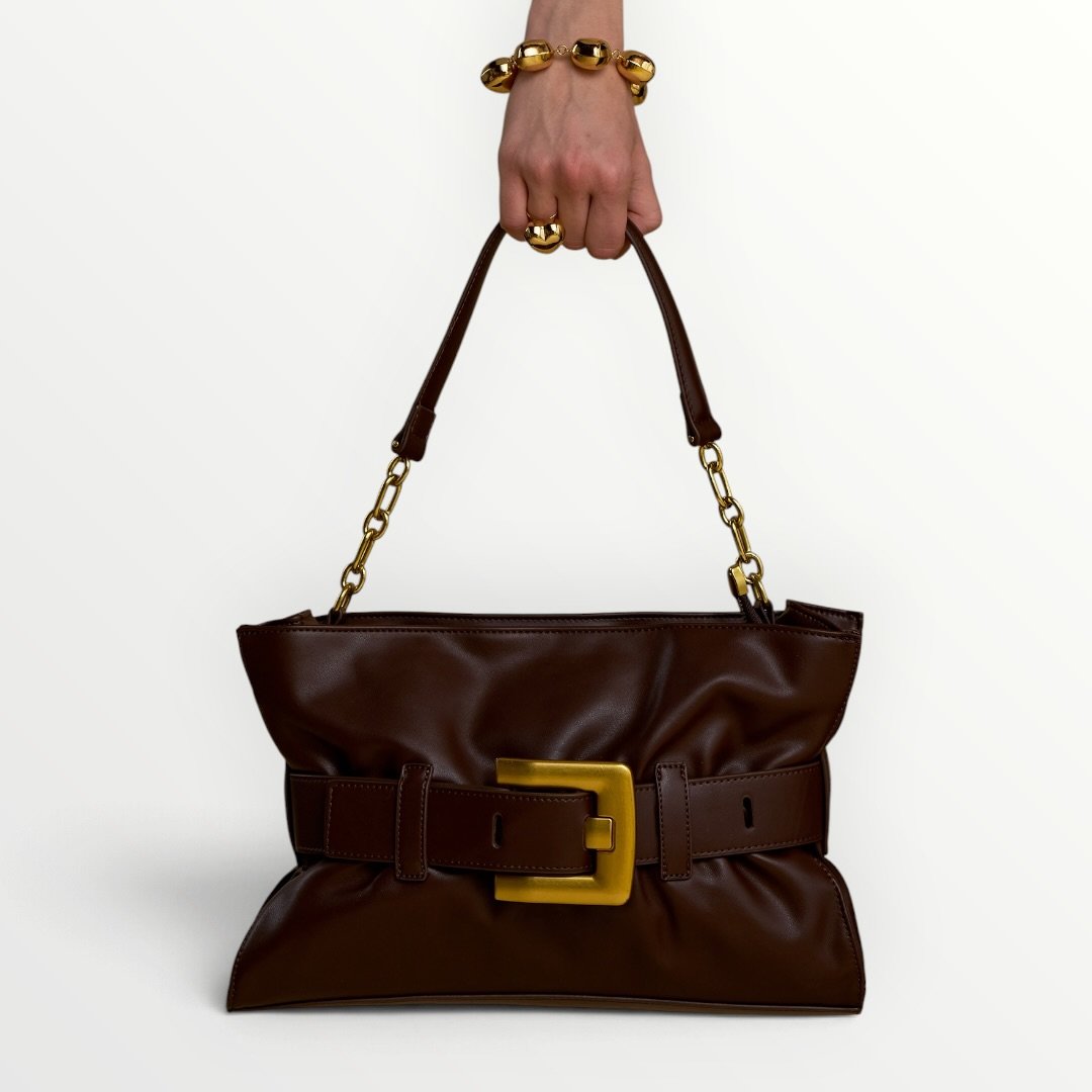 NO SECRETS - BORSA CON FIBBIA GRANDE CENTRALE