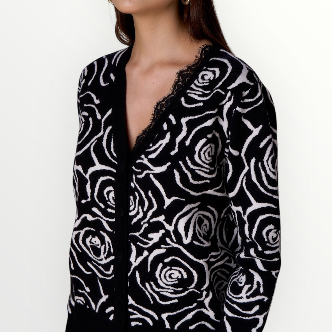 NO SECRETS - CARDIGAN JACQUARD
