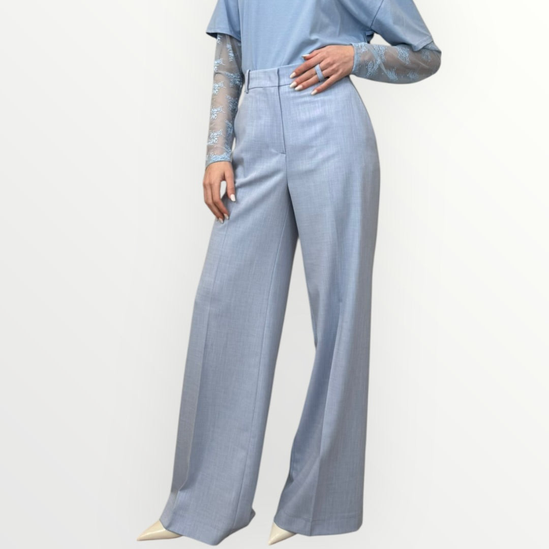 KING KONG - PANTALONE A PALAZZO VITA ALTA