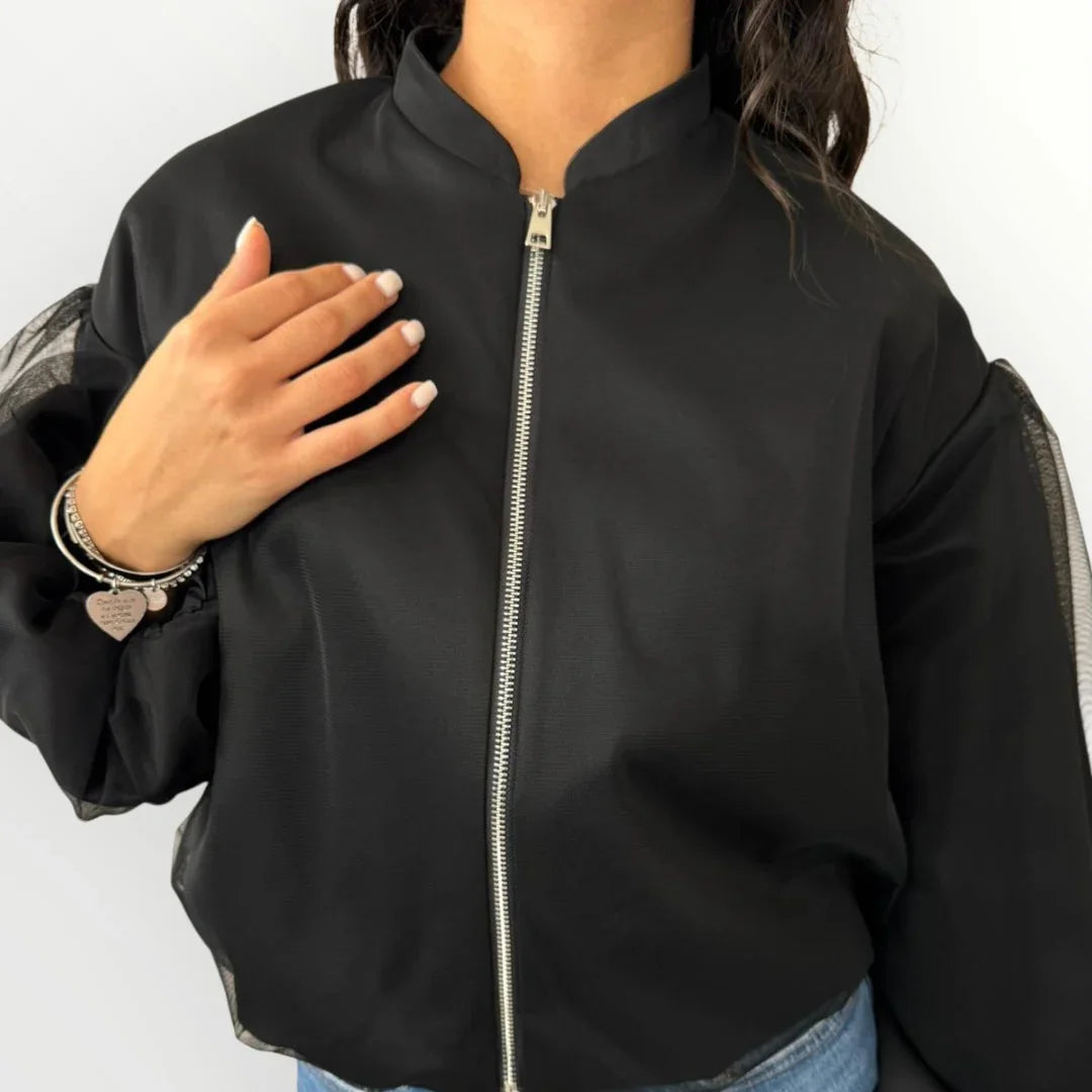 IMPERIAL - BOMBER IN TULLE