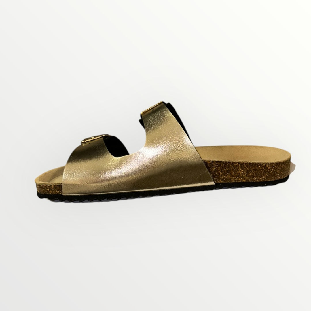 GEOX - CIABATTA BRIONIA METALLIC