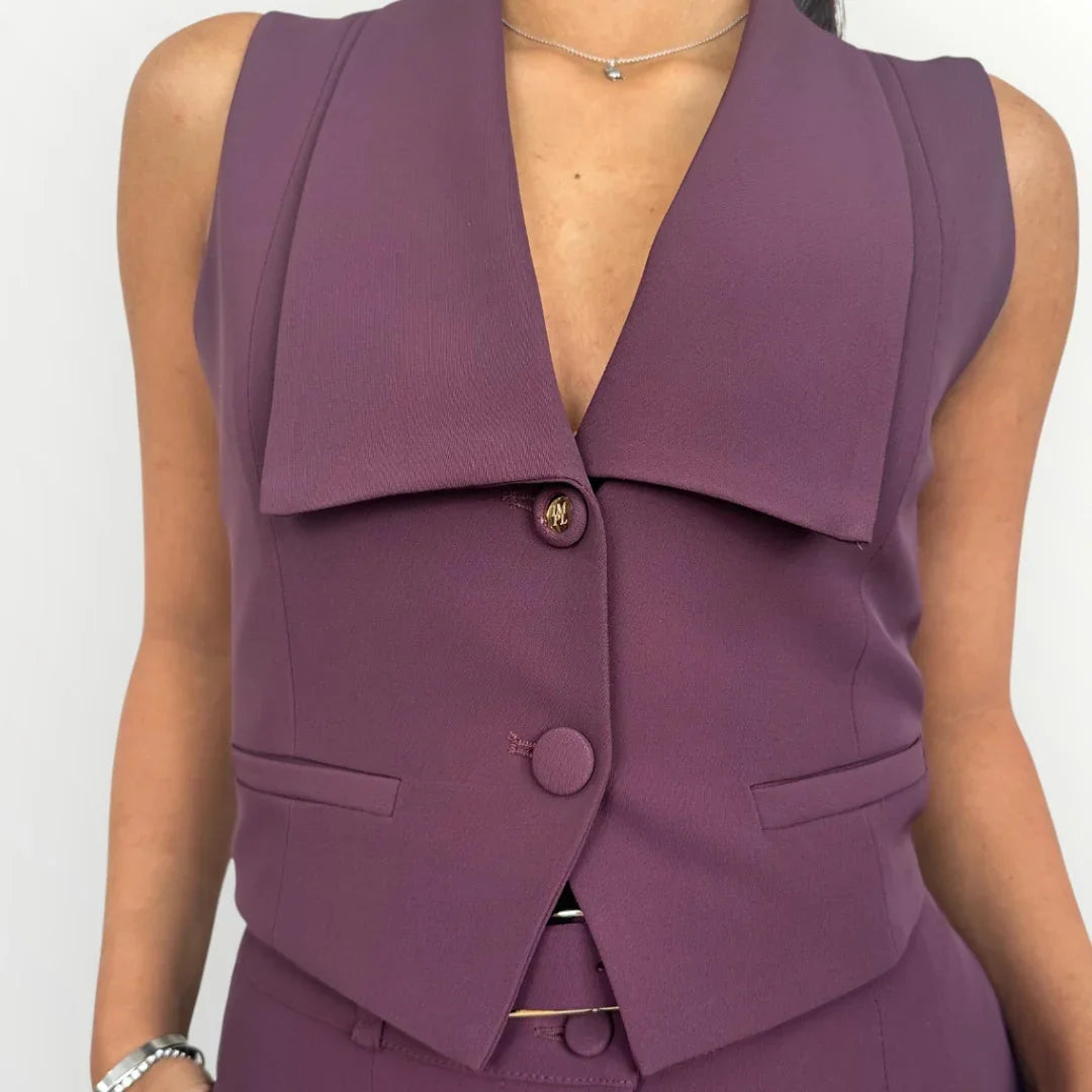 IMPERIAL - GILET CON REVER AMPIO