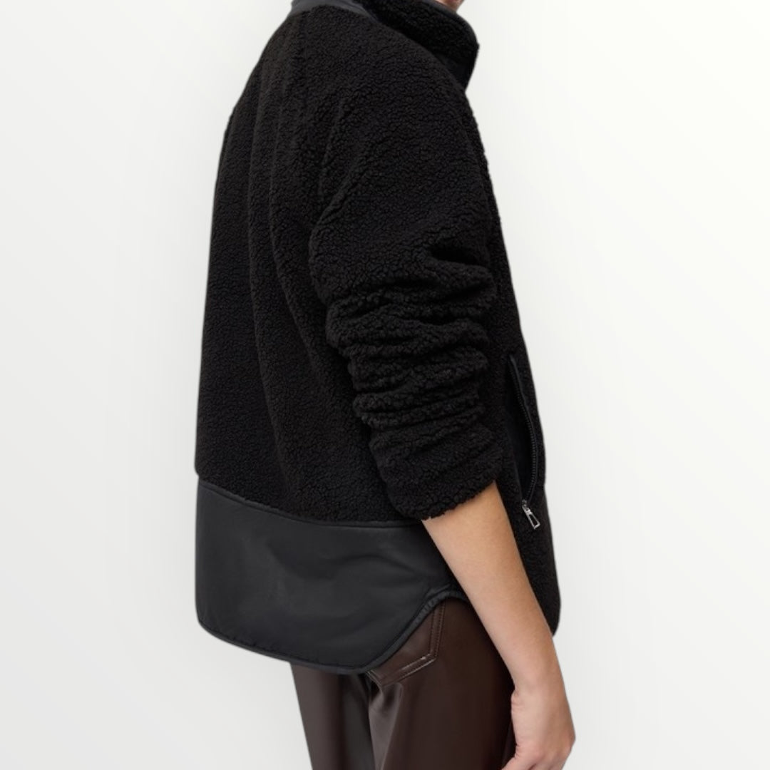 GEOX - FELPA REVERSIBILE CON ZIP