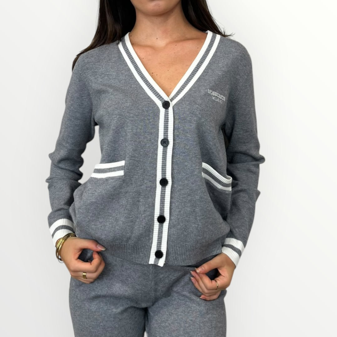 NO SECRETS - CARDIGAN CON PROFILI A CONTRASTO