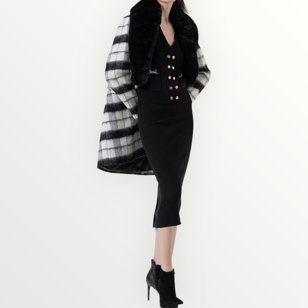 FRACOMINA - GONNA MIDI IN MAGLIA