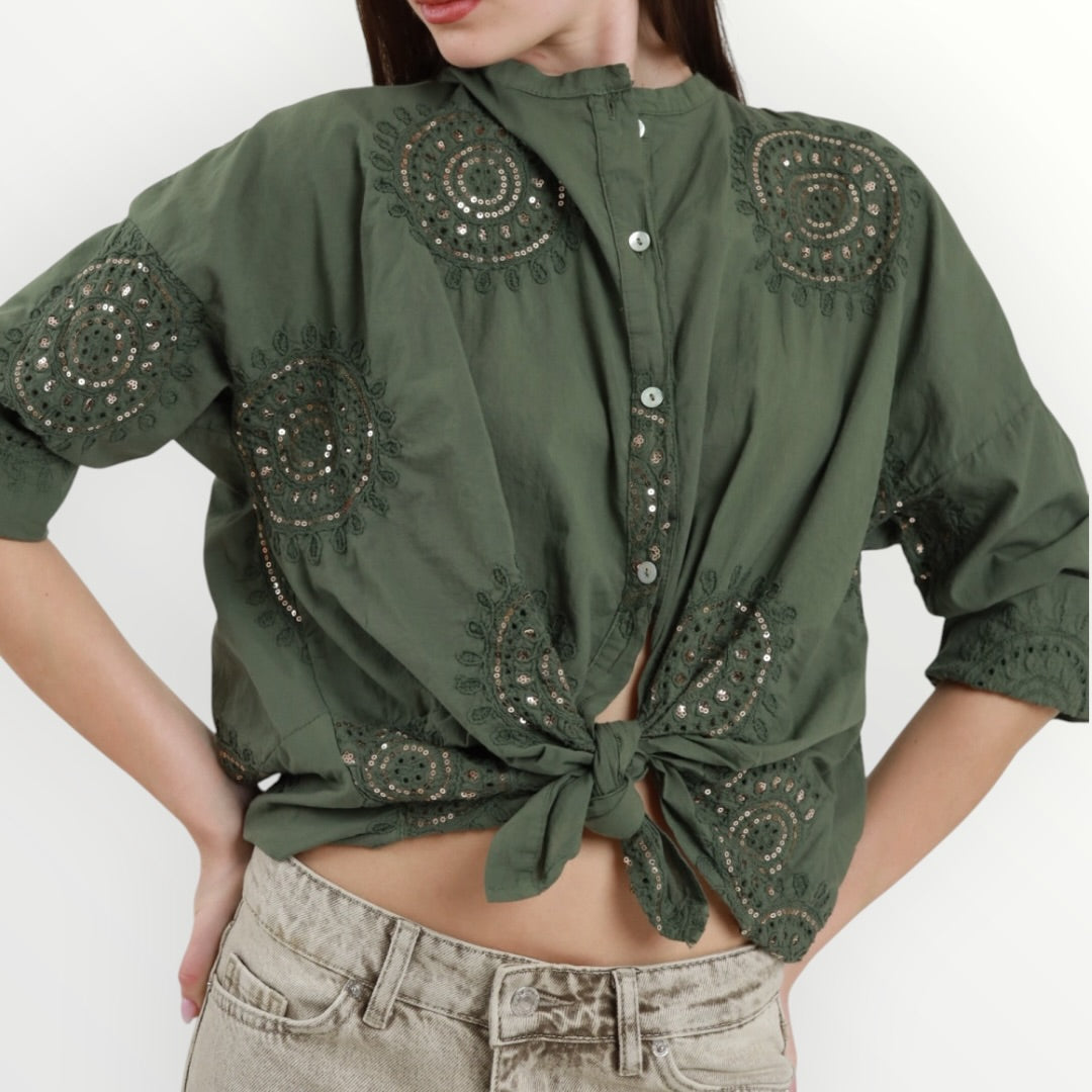 SUSY MIX - CAMICIA RICAMATA