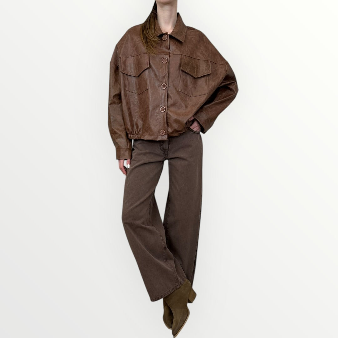 HAVEONE - GIACCA EFFETTO VINTAGE