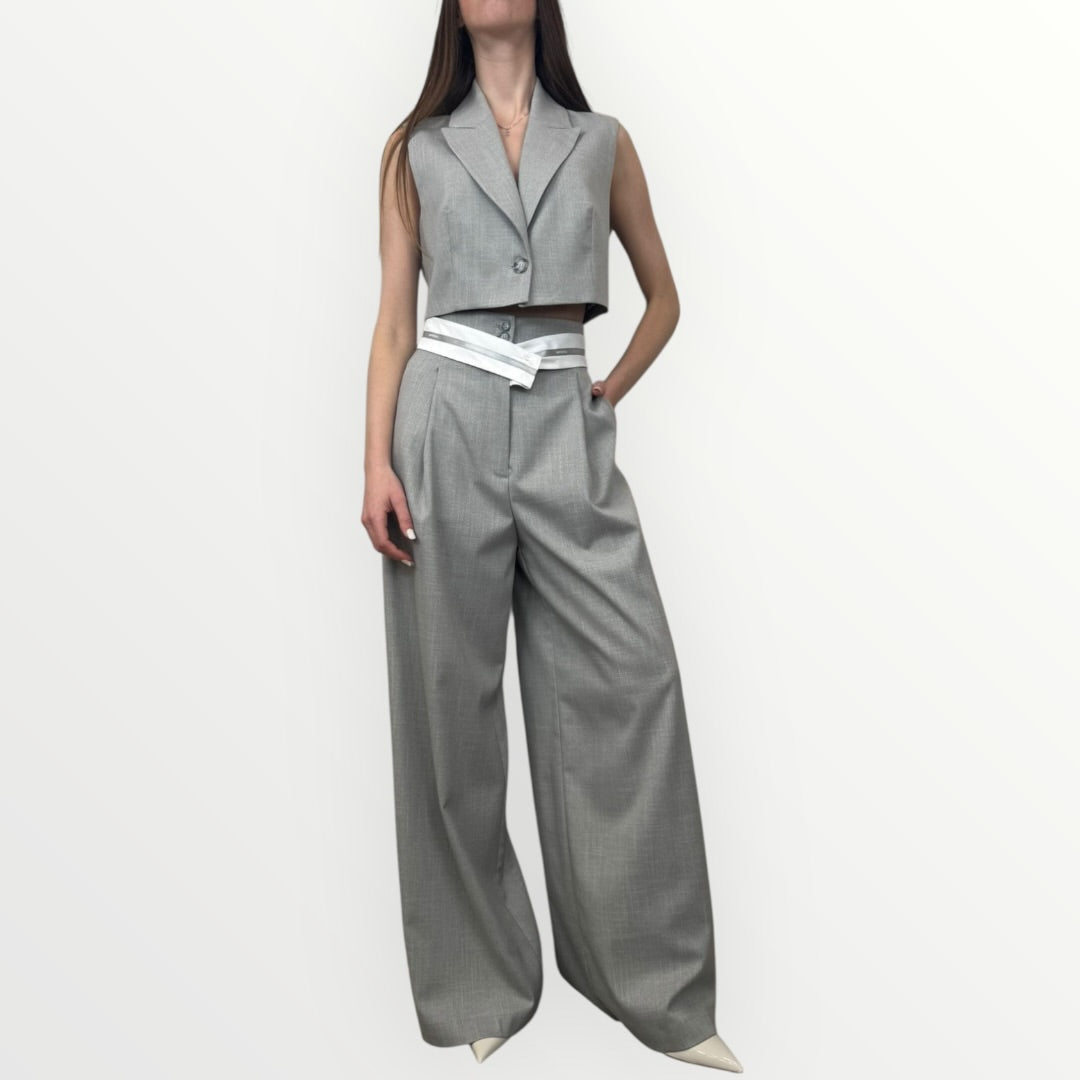 IMPERIAL - PANTALONE CON FASCIA INTRECCIATA