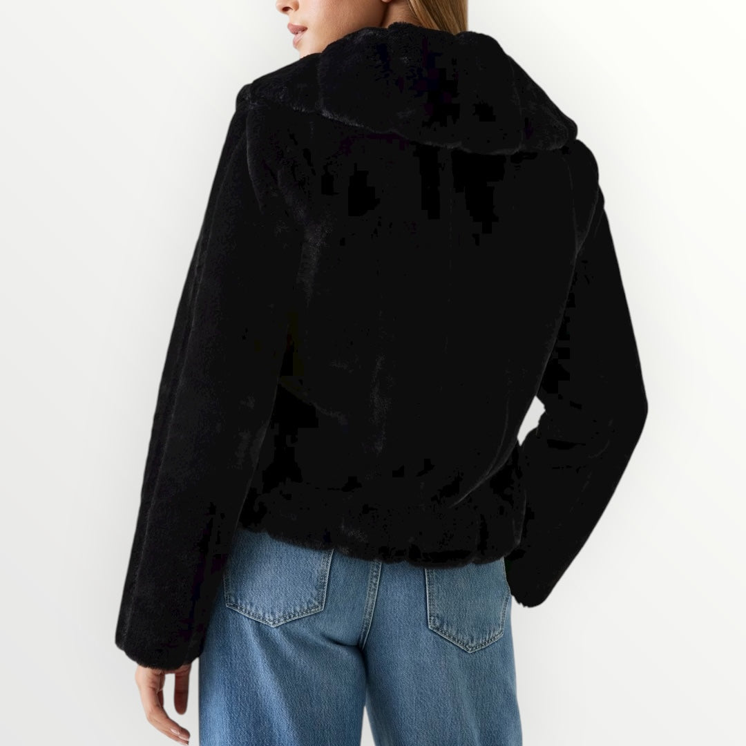 GUESS - GIACCA PELLICCIA SINTETICA