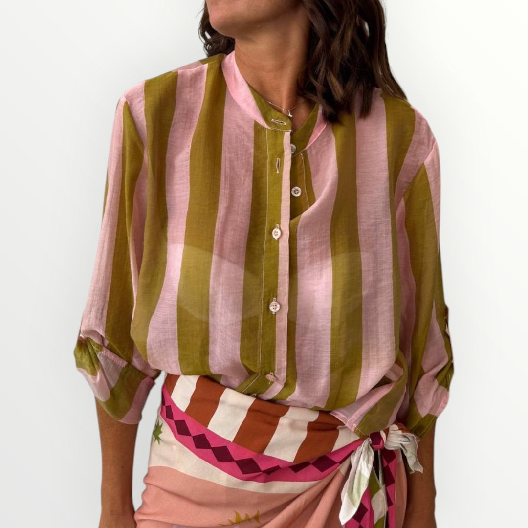HAVEONE - CAMICIA LEGGERA A RIGHE