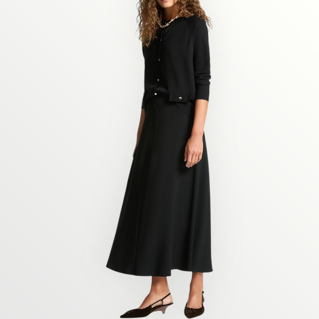 ELENA MIRO' - GONNA IN TESSUTO CREPE