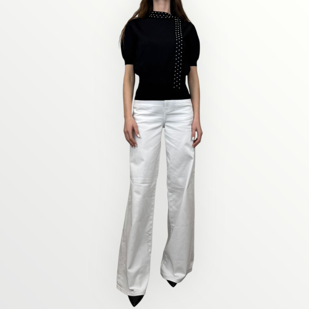 FRACOMINA - MAGLIA CON SCIARPINA