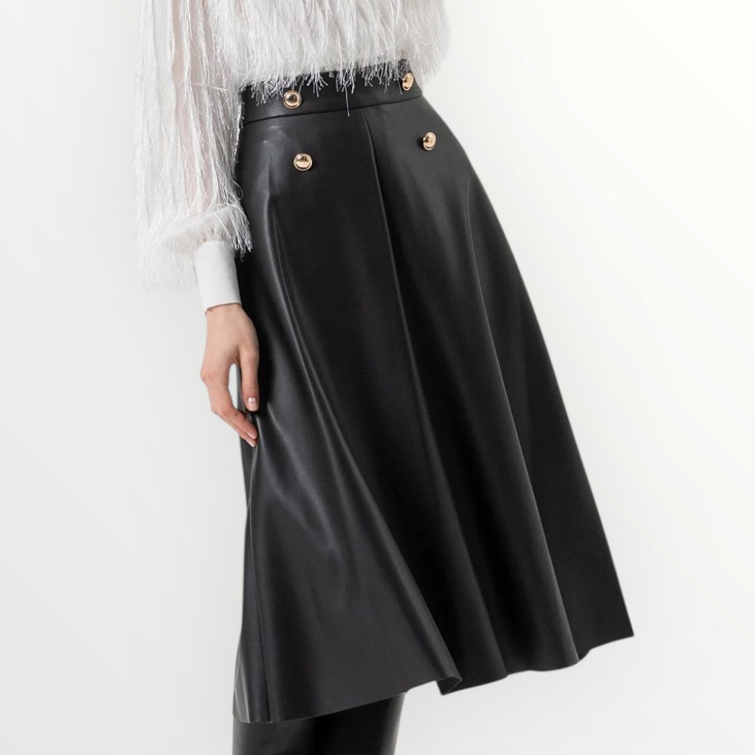 FRACOMINA - GONNA IN ECO PELLE