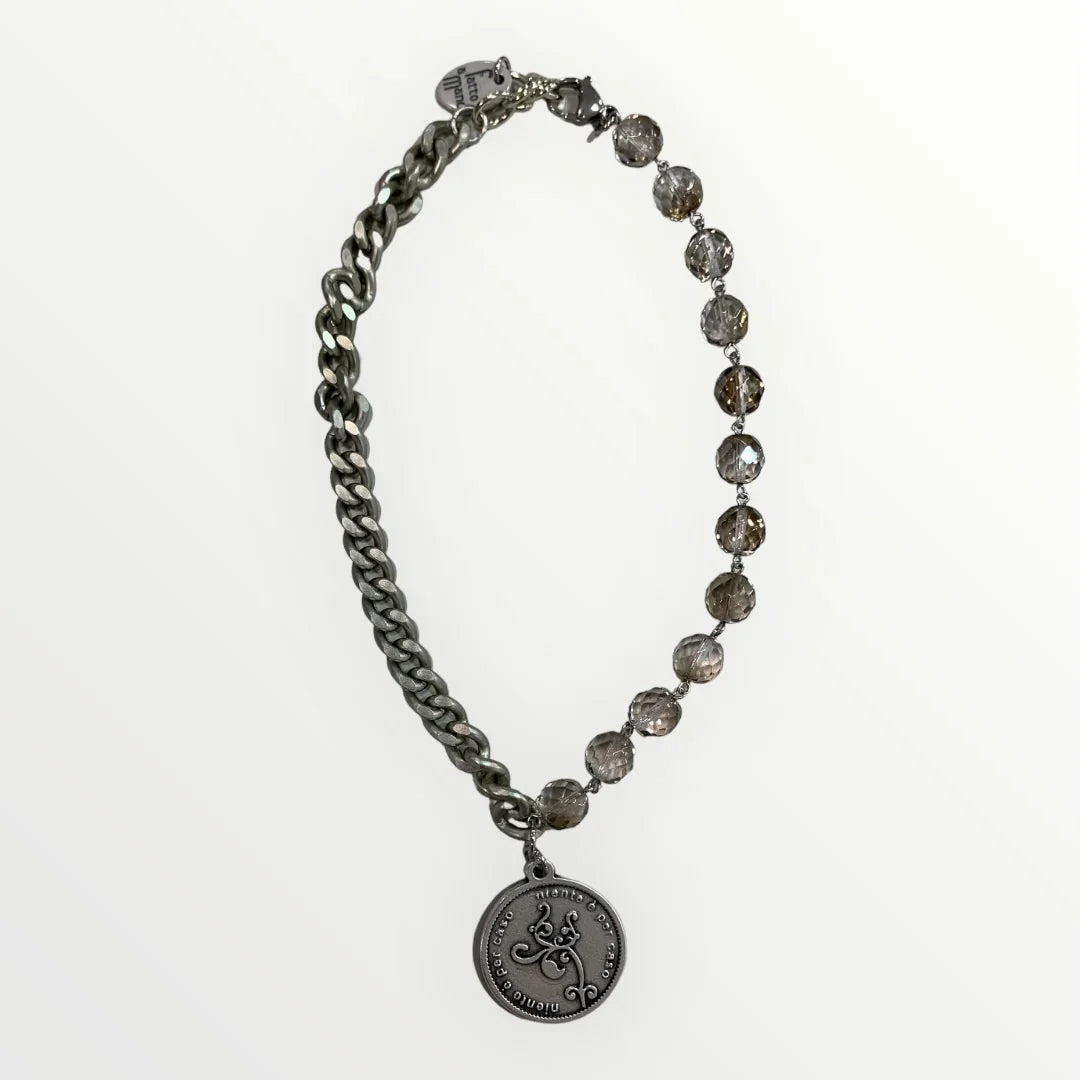 MOMI - FRANCESCA SHORT MEDAL NECKLACE