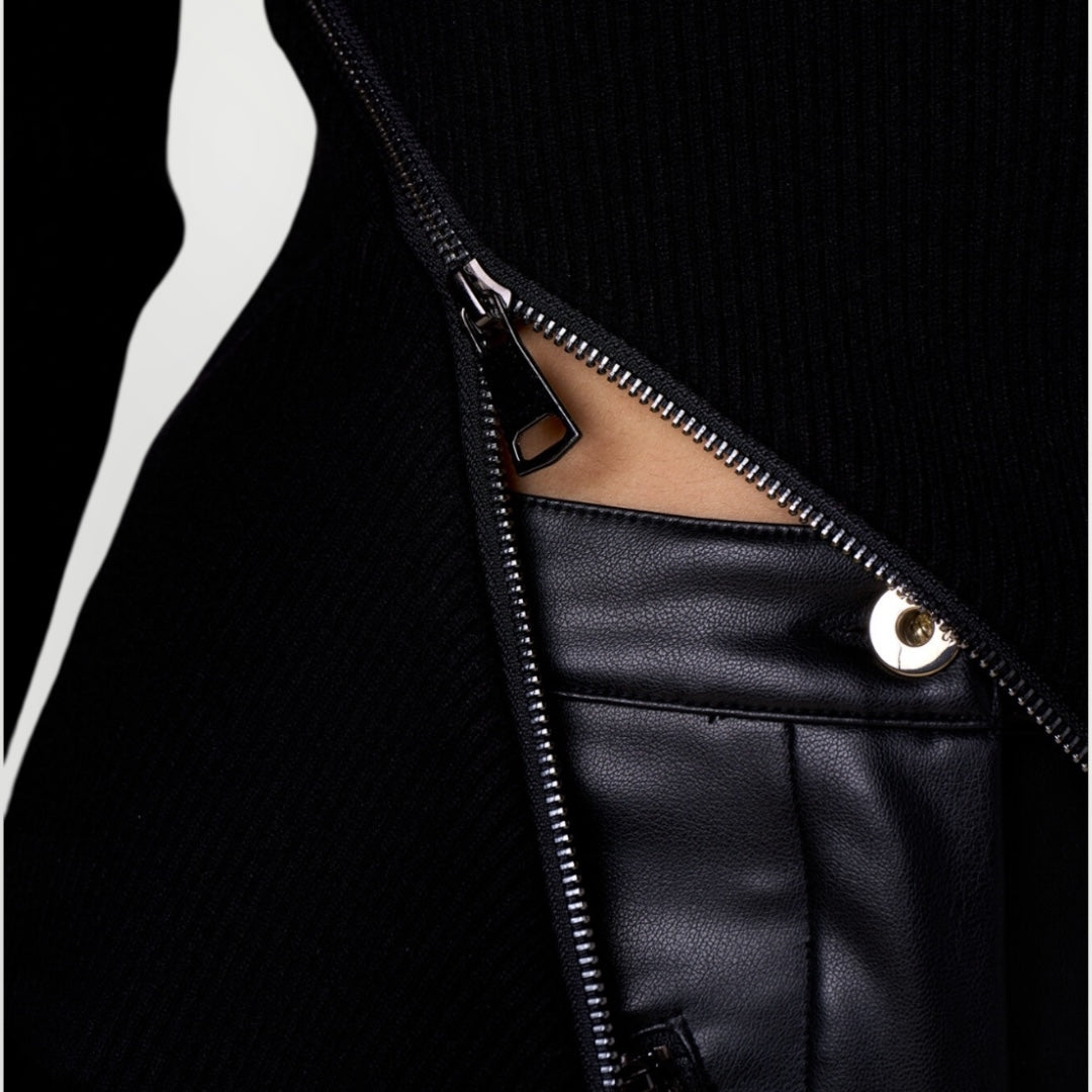 NO SECRETS - MAGLIA CON ZIP APRIBILE